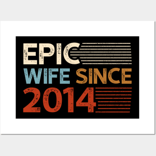 Epic Wife Since 2014 Posters and Art